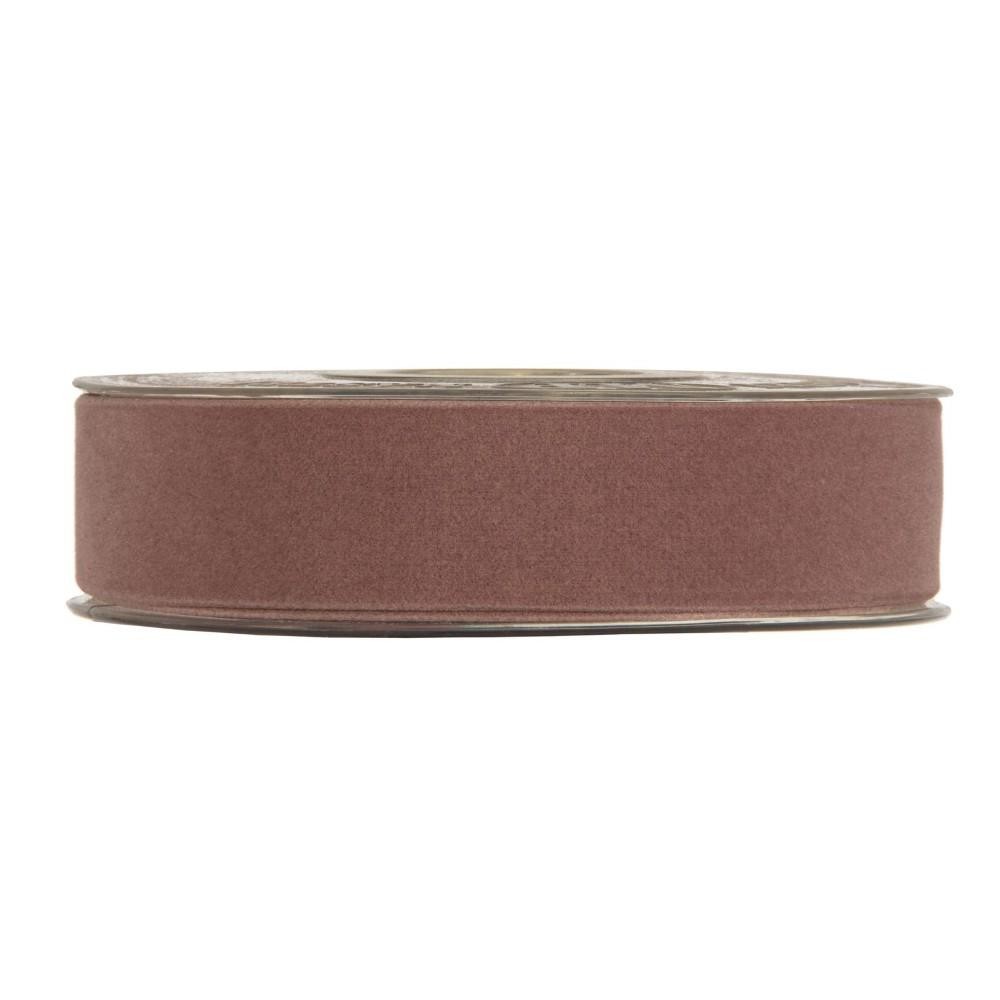 NASTRO MM25X7MT DOUBLE VELVET MALVA